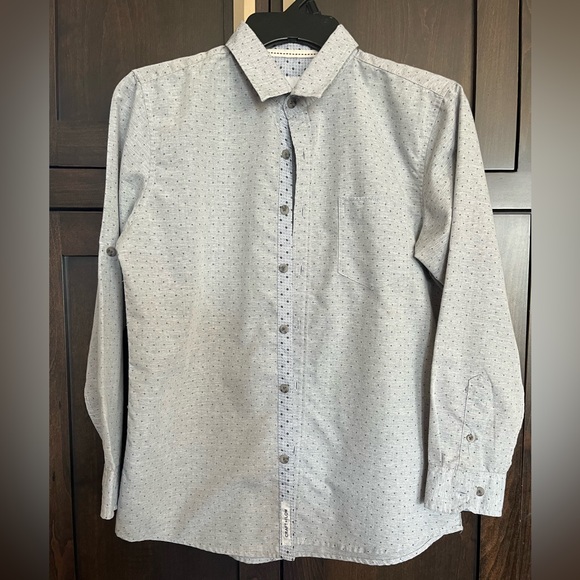 Big boy 14-16 large dress shirt wedding ready two different fun simple patterns - Picture 3 of 9
